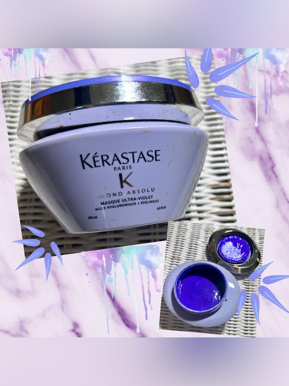 L'Oreal (Kérastase) Blond Absolu Ultra-Violet Hair Mask - Lavender Purple
